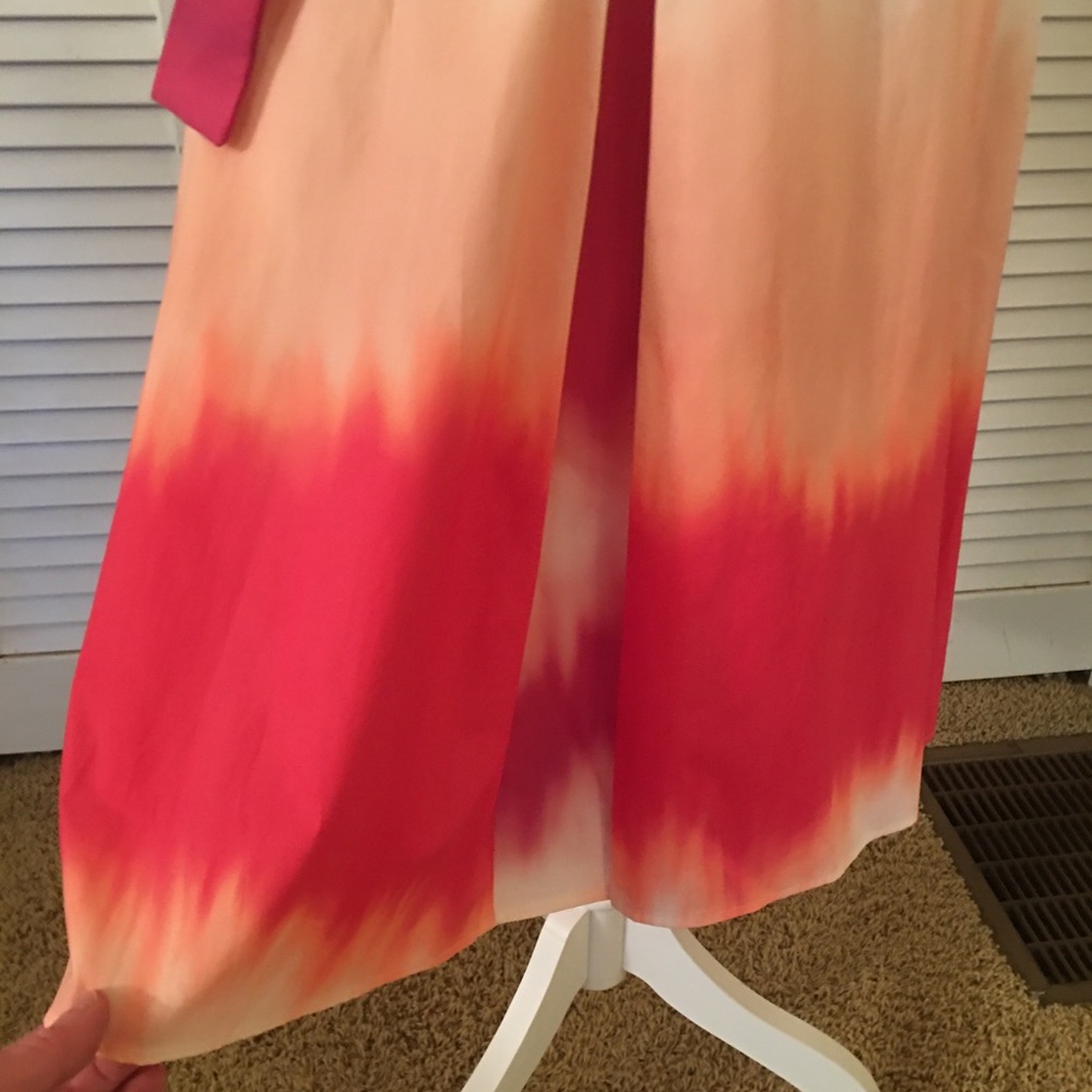 Piazza Sempione Elegant Pink Ombre Luxury Designer Shirt Dress NWT Size 40 (6) - Picture 8 of 11